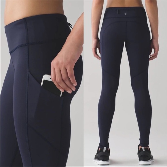 lululemon athletica Pants - Lululemon Speed Up Tight V Midnight Navy